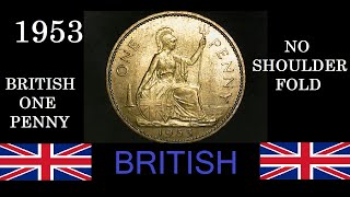 1953 BRITISH PENNY