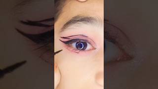 Simple Graphics Eyeliner look 🥰 #shorts #eyeliner