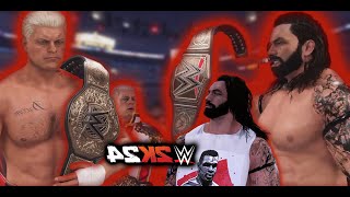 All or Nothing Wesley Brooks vs  Cody Rodes for Championship Glory -WWE2K24 MyRise - Gameplay #10