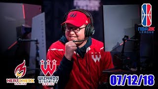 NBA 2K League Full Highlights | Wizards Gaming vs Heat Gaming | 12 July, 2018 | "The Ticket"