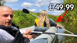 I found A £49.99 Inflatable Kayak In A Supermarket ,Then Went To A Hidden Island! (Was It Worth It?)