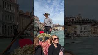 Gondola Ride On The Grand Canal