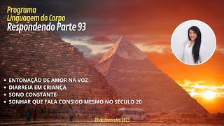 PARTE 93 - ENTONAÇÃO DE AMOR NA VOZ, DIARREIA EM CRIANÇA, SONO CONSTANTE[...]