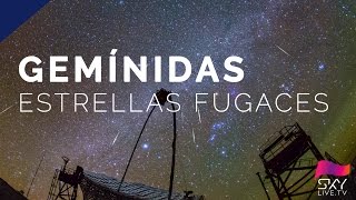 Recopilación de estrellas fugaces - Gemínidas 2015