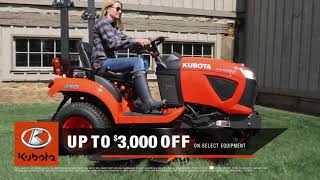 Call it autumn. Call it fall. We call it Kubota Season.