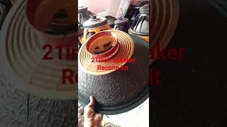 21inch speaker Recone kit #speakerrepair #soundsystem #djcompetition #dj