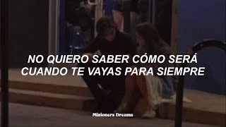 "no sabía que amándote fui más feliz que nunca" :(