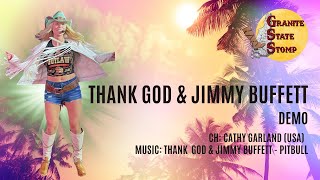 Thank God & Jimmy Buffett - Line Dance Demo