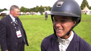 Mia Farley happy with how things progressed at Burghley