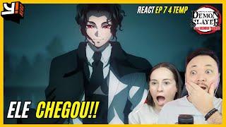 MUZAN KIBUTSUJI CHEGOU!! REACT DEMON SLAYER EPISÓDIO 7 TEMP 4 | Kimetsu no Yaiba