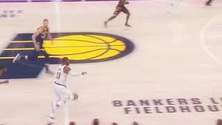 LeBron with 2 of his best dunks of the season Cavs Pacers