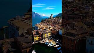 Malcesine sul Garda🇮🇹#italiancity#beautifulplace#amazing#veiw#youtubeshorts#Europenlife#lake#garda