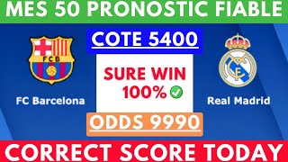 PRONOSTIC FOOT:MES PRONOSTIC FOOTBALL AUJOURD'HUI (football prediction ) CORRECT SCORE|SCORE EXACT