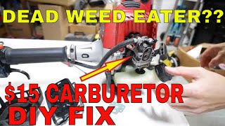 How to Replace Walbro Carburetor on Weed Eater | Redmax Husqvarna GZ25N Trimmer Edger