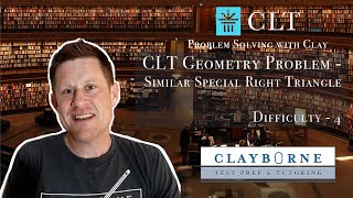 CLT Geometry Problem  Similar Special Right Triangle  (Difficulty Level 4)