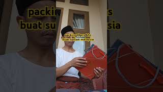 proses packing 3 pcs bhs buat sultan malaysia #sarungbhs #shortvideo #shortviral