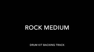 Rock Medium Drum Kit Backing Track