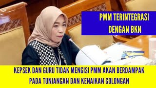 PMM TERINTEGRASI DENGAN BKN | PMM WAJIB DI ISI  KEPSEK DAN GURU