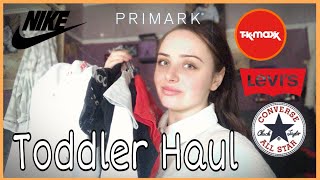 Toddler clothing haul | Nike, Levi, tkmaxx and more | Teen Mum