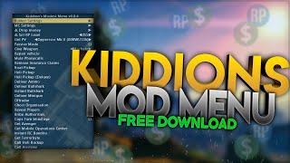 💸 || GTA 5 KIDDIONS MOD MENU | UNLIMITED MONEY | DOWNLOAD IN BIO