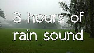 🎧 ☁ Rain Sound high quality white noise HQ ASMR relax sleep meditate and study sounds of nature