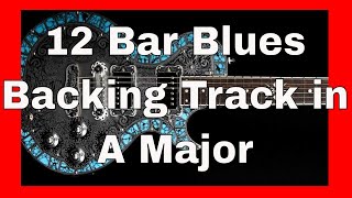 12 Bar Blues Backing Track in A