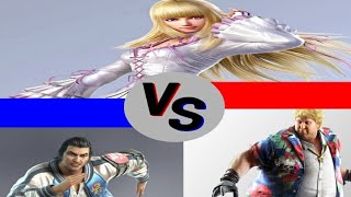 TEKKEN 7 (PS4) - Lili vs Lei & Bob