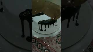 Chocolate cake decoration idea