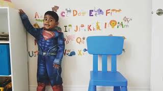 Alphabet song by Superman - preschool