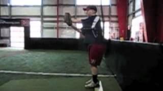 Kyle pitching in super slow motion