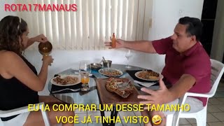 COMENDO TAMBAQUI(ROELO)COM BAIÃO,VINAGRETE E FARINHA DO UARINI