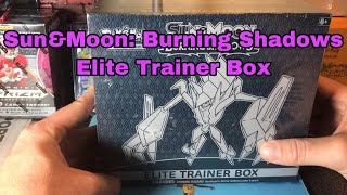 Sun&Moon Burning Shadows Elite Trainer Box..Charizard??