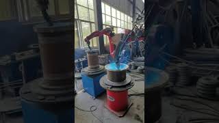 Yooheart 1450mm robot welding for cylinder workpiece