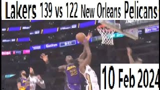 NBA LA Lakers vs New Orleans Pelicans