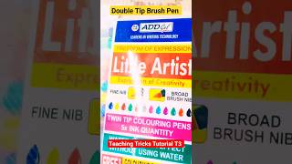 Double Tip Brush Pen । #viralvideo #shots #shorts #youtubeshorts #viral #shortsvideo #art #diy