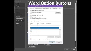 Microsoft Word Option Buttons 2021|  آموزش ورد اپشن بتن 2021