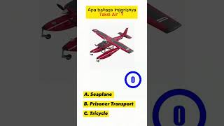 Tebak Bahasa Inggris Alat Transportasi #shorts