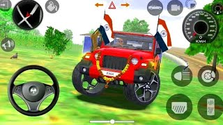 dollar song sidhu musewala real indian new red thar classic offroad village stunt driving