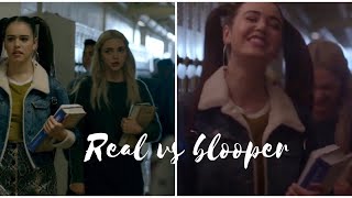 Legacies S1 real scene vs blooper