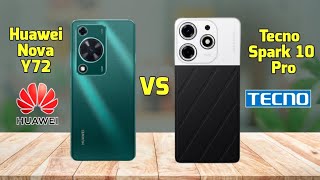 Huawei Nova Y72 vs Tecno Spark 10 Pro Comparison & specification