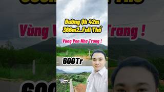 Đất Thổ Cư Ven Nha Trang Đường Qh Rộng 42m, có 3 lô dt từ 365m2 tại khánh bình khánh vĩnh