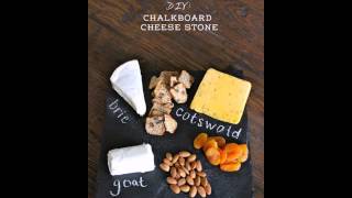 DIY Chalkboard Cheese Stone