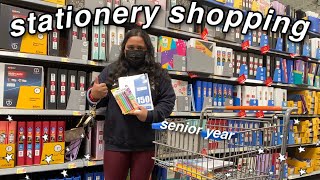 back to school STATIONERY SHOPPING 2021: senior year school supplies shopping