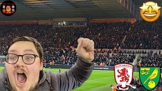 6 GOALS / SCENES / CRACKING RESULT! MIDDLESBROUGH VS NORWICH CITY MATCHDAY VLOG