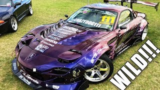 Australia's *WILDEST* RX7! Crazydog Rotorsports Epic Drift Build!