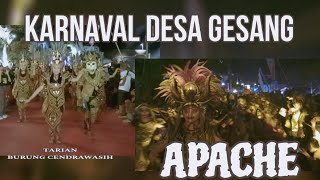 KARNAVAL DESA GESANG 2024 || TARIAN BURUNG CENDRAWASIH DAN APACHE