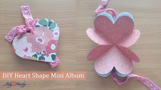 Valentine's special Heart Shape Mini Album| Tutorial| Sheetal Khajure Ankalkote