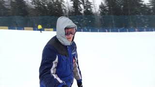 #18 Zjazd na Polanie Szymoszkowej (trudniejsza trasa). Tatry 2018