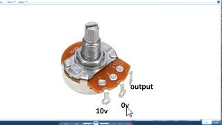 Potentiometer Connect to PLC