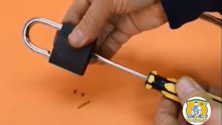 5 طرق لفتح قفل جديد  بدون مفتاح🔓 سهل جدا ✓ 4Ways to Open a Lock 🔑 easy